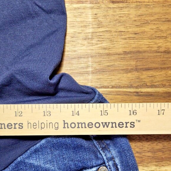 Lucky Brand Women's Maternity Dungarees Size XS Sweet N Low Wide Leg Made In USA - Picture 3 of 11